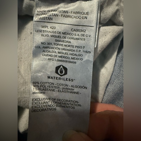 Mid Rise Boyfriend Jeans Levi's Signature women’s size 18 raw hem - Picture 13 of 13